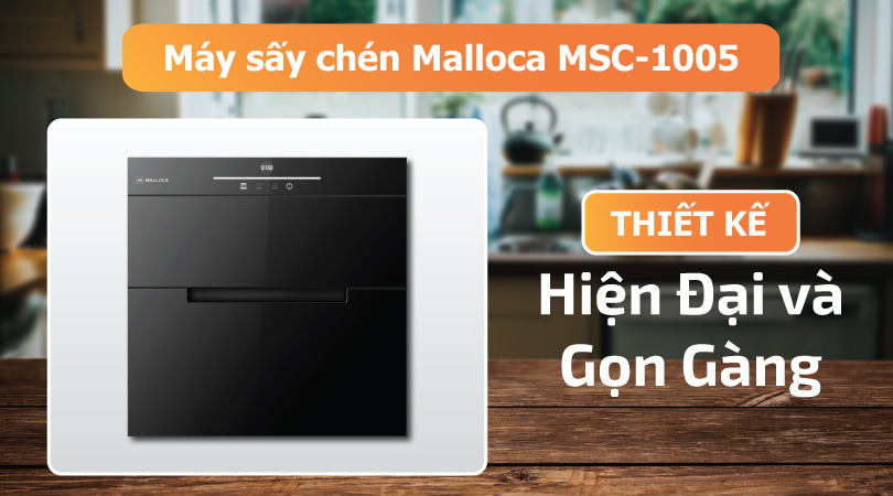 Máy sấy chén Malloca MSC-1005